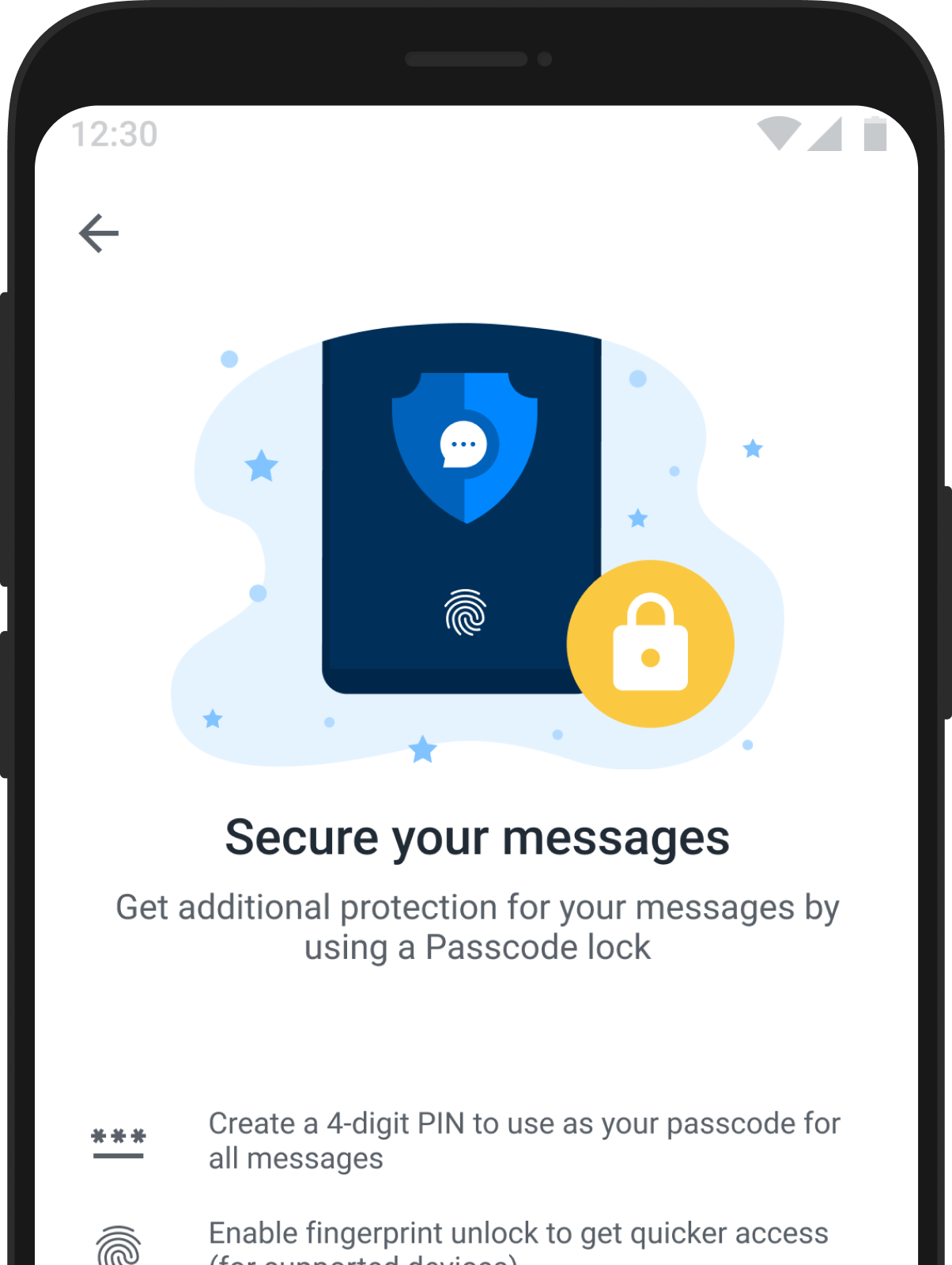 Passcode Lock for Messages