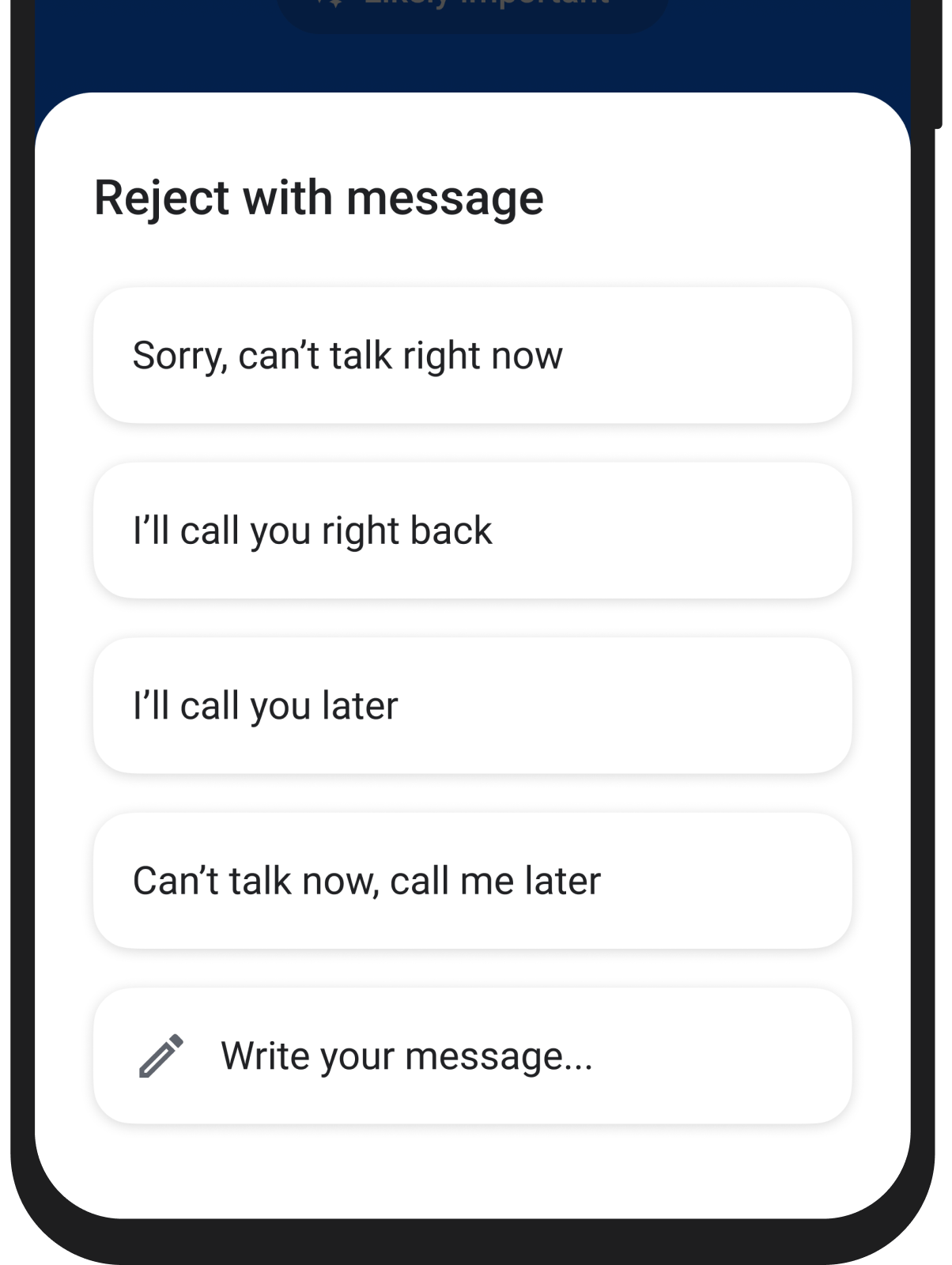 Custom Responses with Truecaller