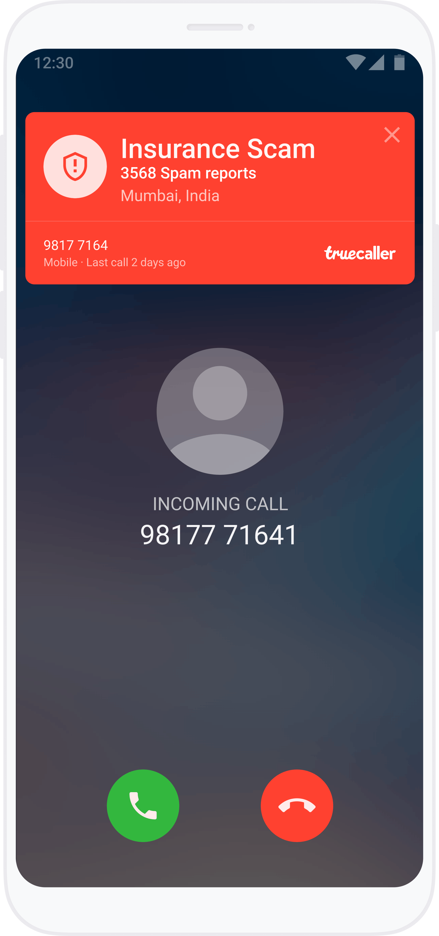 Spam Call Identification and Blocking by Truecaller