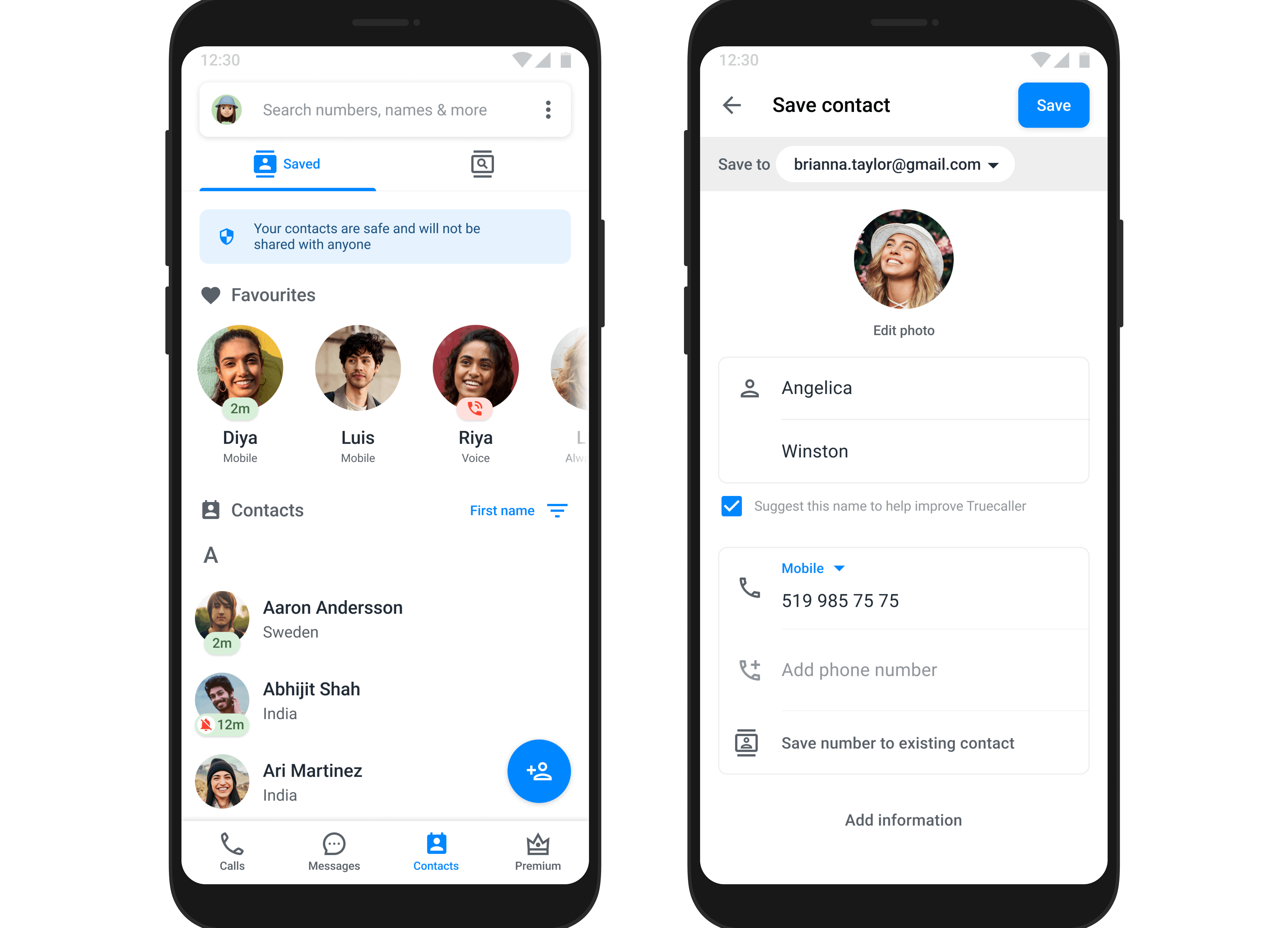 Manage your Contacts with Truecaller App