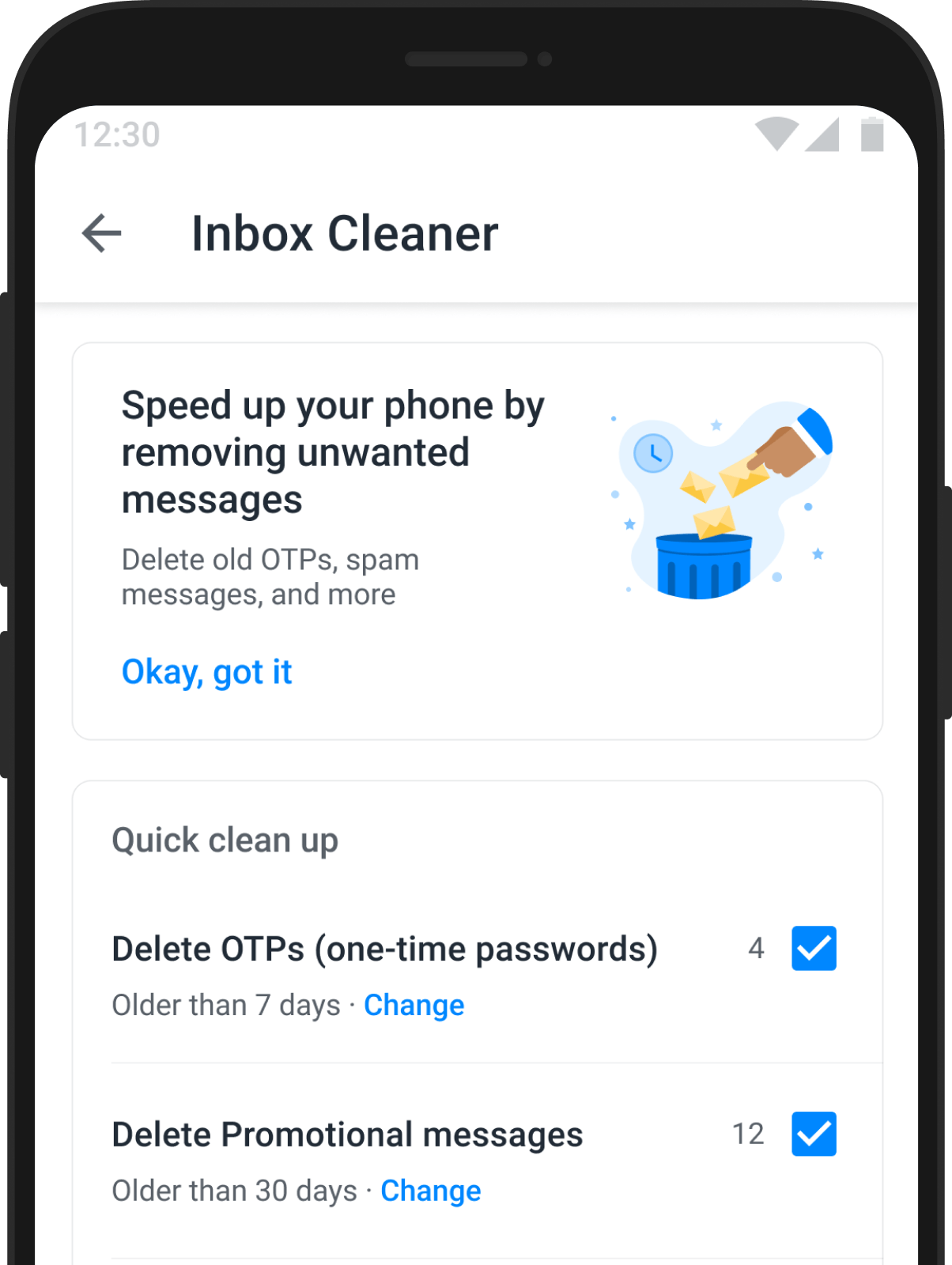 How to Setup Inbox Cleaner in Truecaller